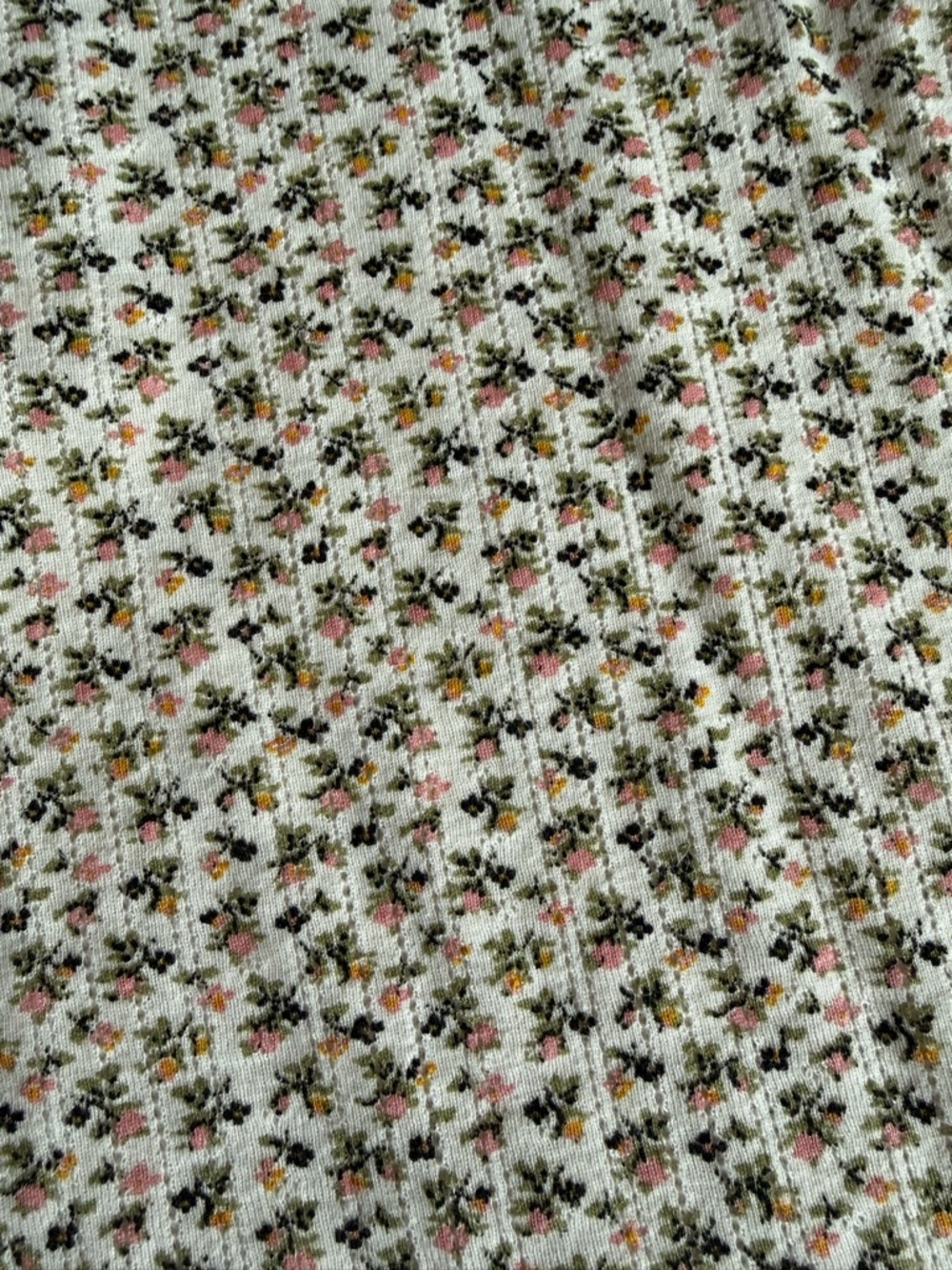 Doen Floral Cotton Tee women’s Medium - Picture 5 of 7